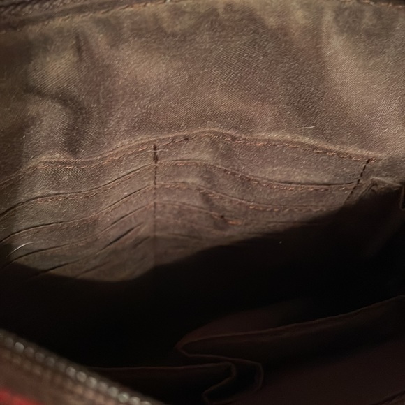 Deep red paisley tapestry RELIC purse and wallet. Rare - Picture 6 of 9